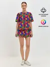 Женская пижама с шортами / Шарики