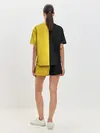 Женская пижама с шортами / Yellow and black smile