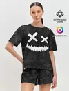 Женская пижама с шортами / BW Emoji
