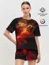 Женская пижама с шортами / Fire Girl
