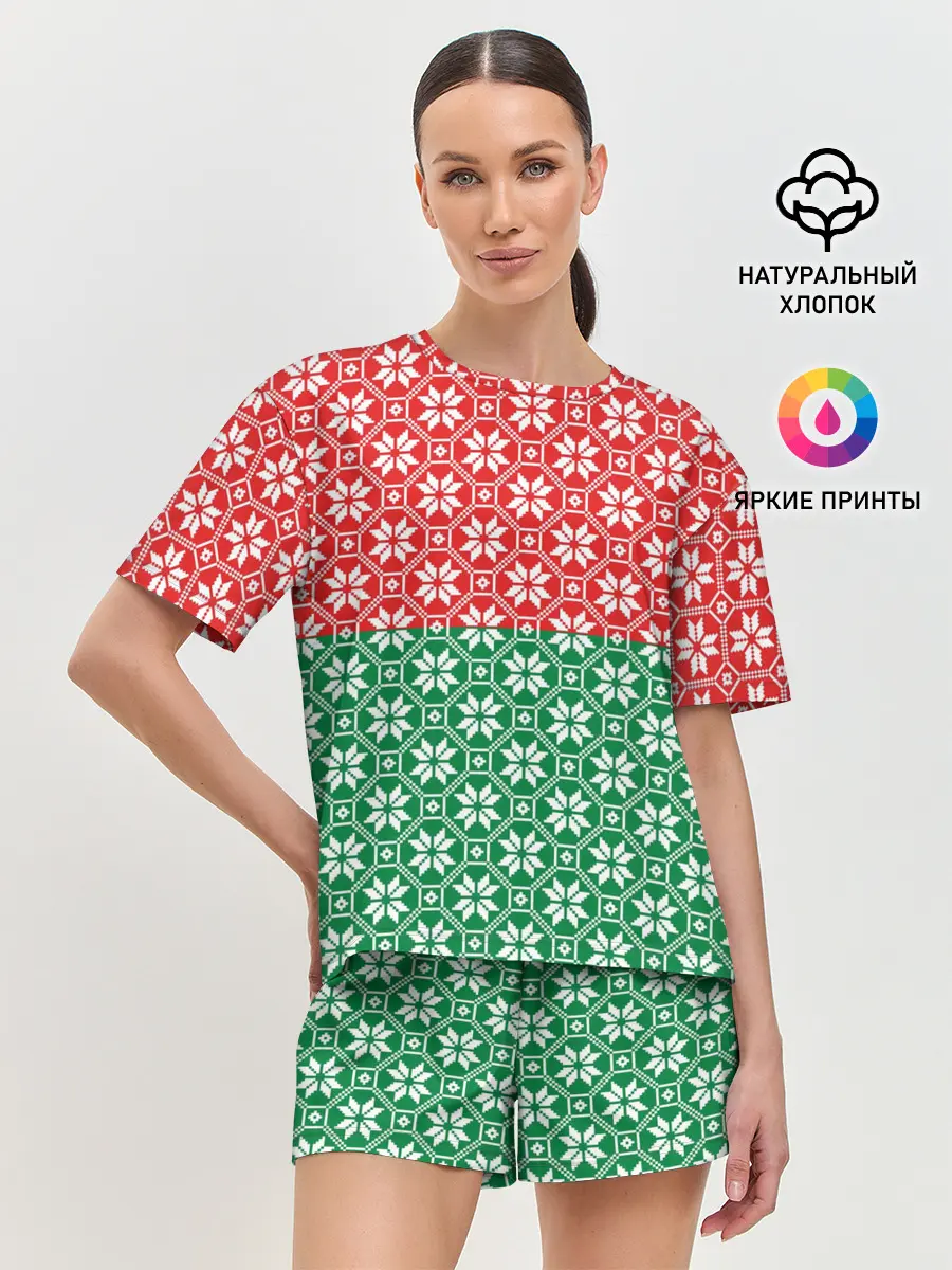 Женская пижама с шортами / Беларусь