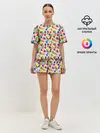 Женская пижама с шортами / Воздушные Шары