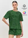 Женская пижама с шортами / Печатная плата