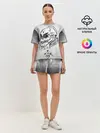 Женская пижама с шортами / SKULL BY VIK CANEMIRA