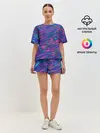 Женская пижама с шортами / Glitch EFFECT