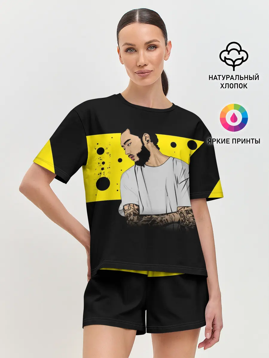 Женская пижама с шортами / Скриптонит | Skryptonite