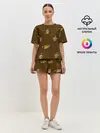 Женская пижама с шортами / Тигрята