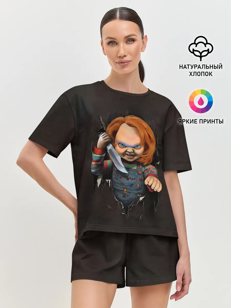Женская пижама с шортами / КУКЛА ЧАКИ
