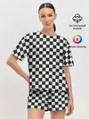 Женская пижама с шортами / Шахматист