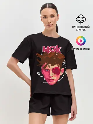 Женская пижама с шортами / Rose in eye