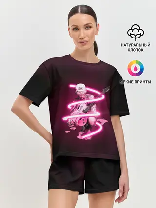 Женская пижама с шортами / Pink MGK