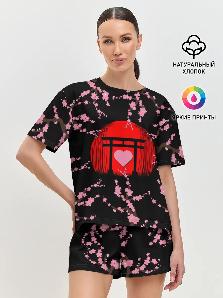 Женская пижама с шортами / Сакура | Япония | Japan