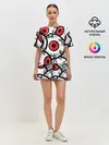 Женская пижама с шортами / ГЛАЗА ЗЛОДЕЯ | RED EYES
