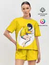 Женская пижама с шортами / Yellow egg. Oto Ai