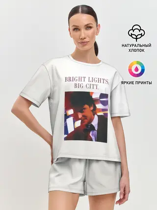 Женская пижама с шортами / Bright Lights, Big City - Depeche Mode