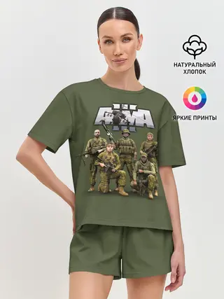 Женская пижама с шортами / Арма / Arma, военный симулятор