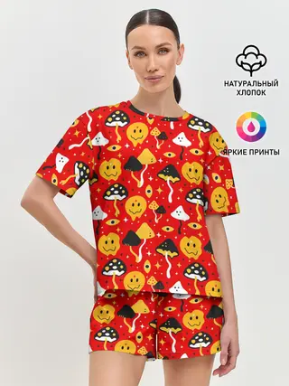 Женская пижама с шортами / Галюцинации
