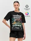 Женская пижама с шортами / ТАНКОВЫЕ ВОЙСКА