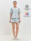 Женская пижама с шортами / Рыбалка