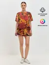 Женская пижама с шортами / Живопись коррозии металла