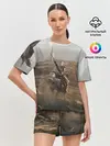Женская пижама с шортами / Байек на коне
