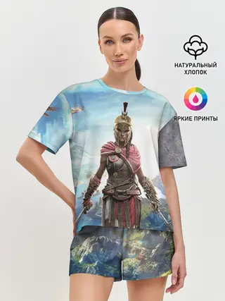 Женская пижама с шортами / Воинственная Кассандра