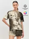 Женская пижама с шортами / Пятьдесят оттенков серого