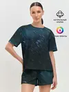 Женская пижама с шортами / Sky-line