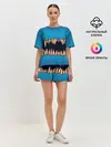 Женская пижама с шортами / Зубастая коллекция
