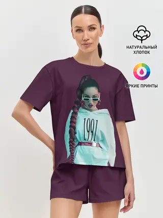 Женская пижама с шортами / Стильная Даниэлла