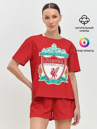 Женская пижама с шортами / F.C. LIVERPOOL