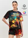 Женская пижама с шортами / Молодая колдунья
