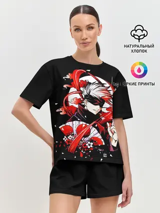 Женская пижама с шортами / Сатору Годзё, Магическая битва