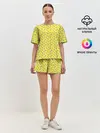 Женская пижама с шортами / Pineapple Pattern