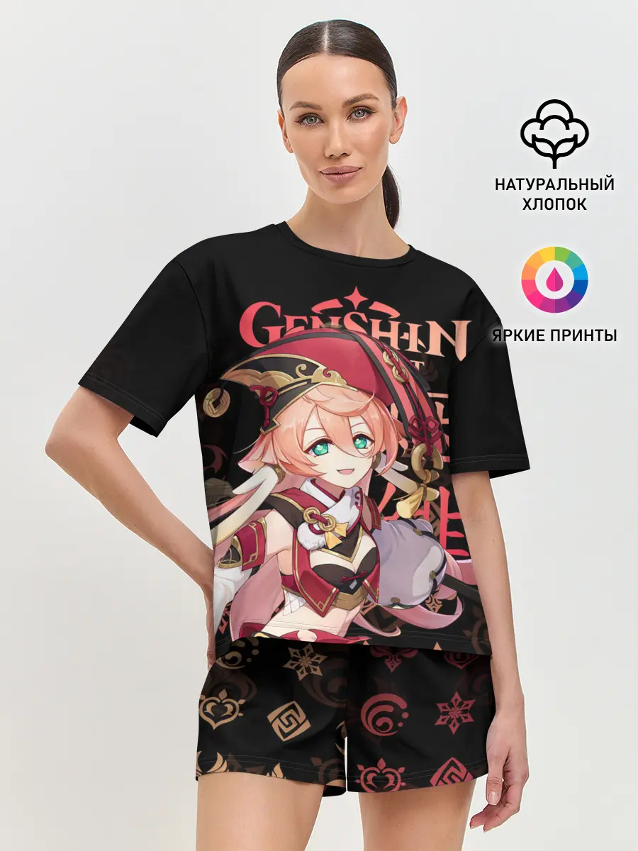 Женская пижама с шортами / Янь Фэй / Genshin Impact