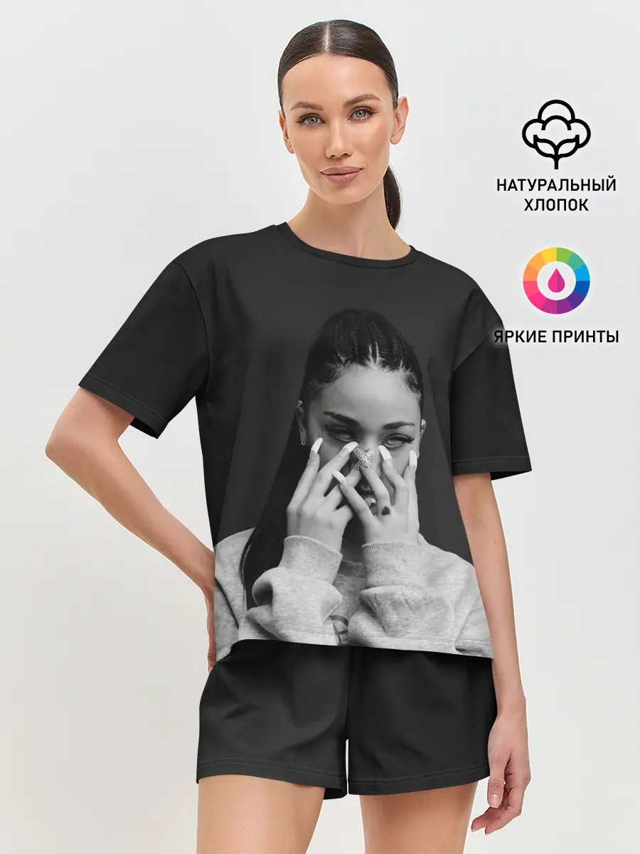 Женская пижама с шортами / Бхад спряталась