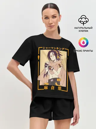 Женская пижама с шортами / Yoh asakura kun