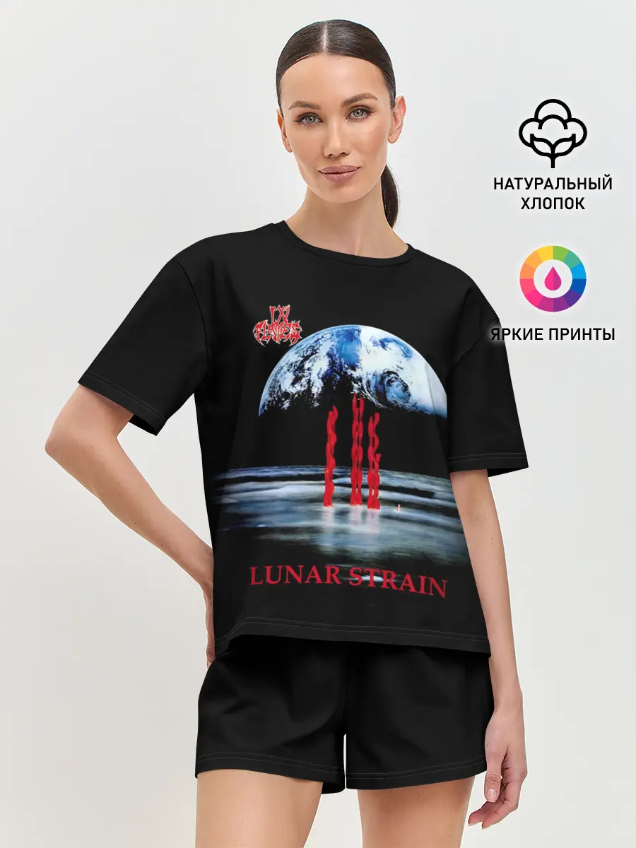 Женская пижама с шортами / Lunar Strain - In Flames