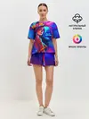 Женская пижама с шортами / Неоновая ведьма