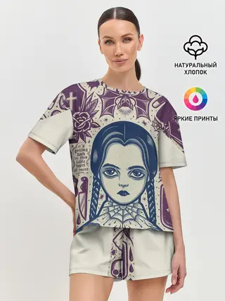 Женская пижама с шортами / THE ADDAMS FAMILY NW2