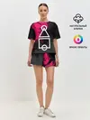 Женская пижама с шортами / Игра в кальмара | Логотип из интро
