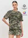 Женская пижама с шортами / Именной камуфляж Олег