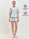 Женская пижама с шортами / Маленькие единороги