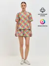 Женская пижама с шортами / Новогодние Праздники