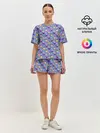 Женская пижама с шортами / Новогодние Ёлочные Украшения