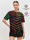 Женская пижама с шортами / Неоновый угол