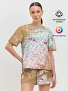 Женская пижама с шортами / Лого / Игра в кальмара