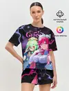 Женская пижама с шортами / Розария и Сахароза, Genshin Impact