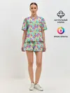 Женская пижама с шортами / Новогодние Игрушки и Подарки