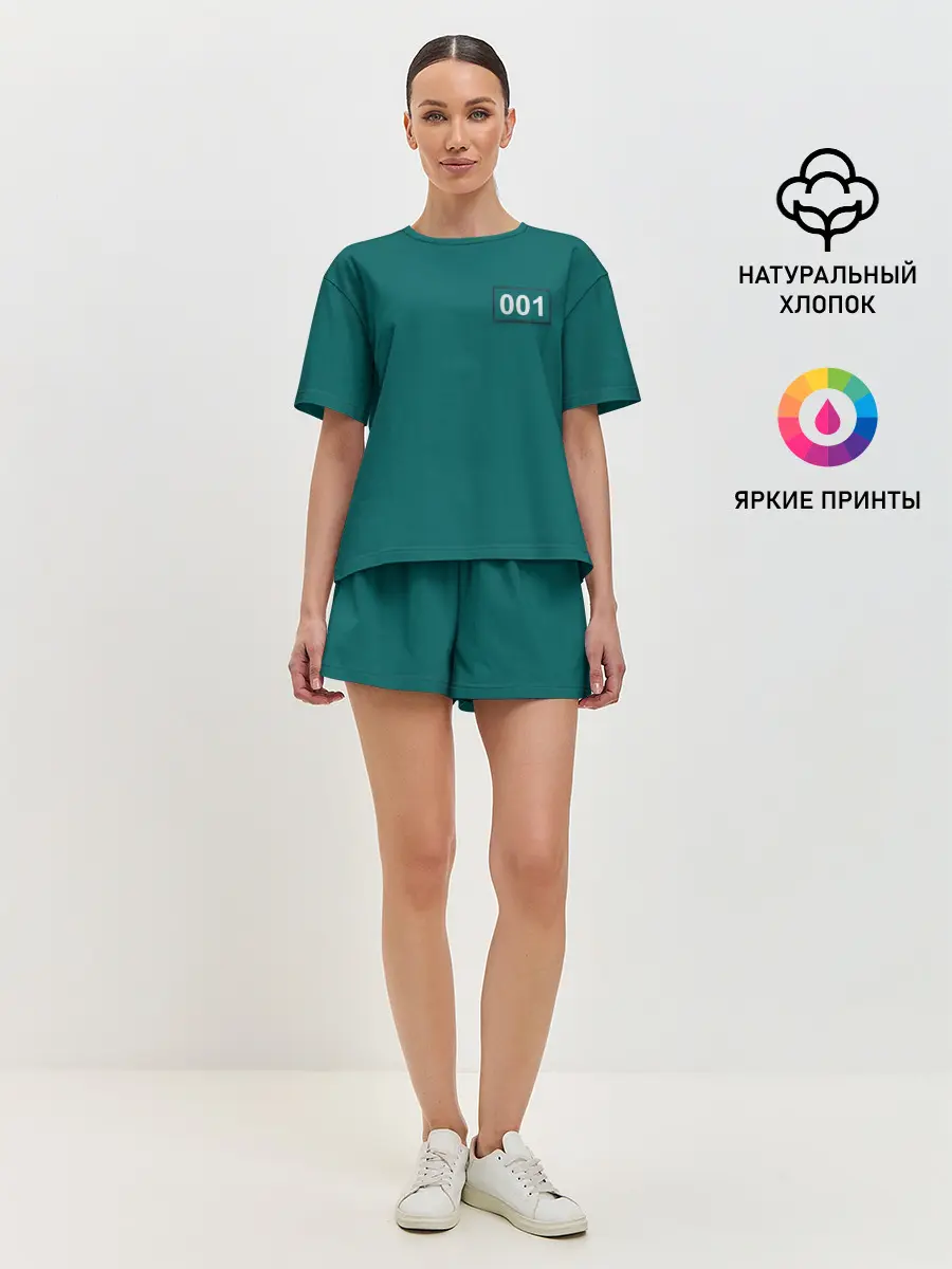 Женская пижама с шортами / Игрок 001.